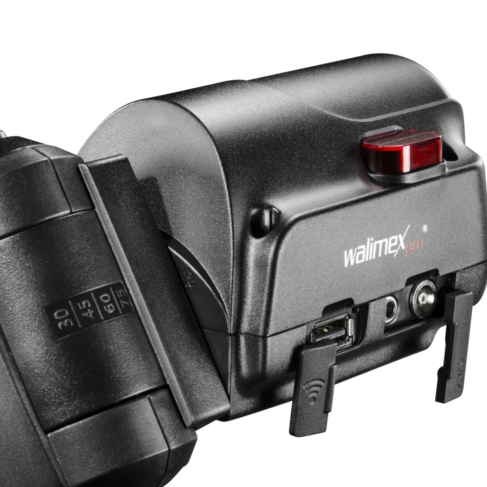 Walimex pro Blitzgerät Light Shooter 180 W - 200 x 90 x 70 mm / 0,05-2,6 s / 4 Modi / 5600 K - Studioblitz für Studio und on location Einsätze