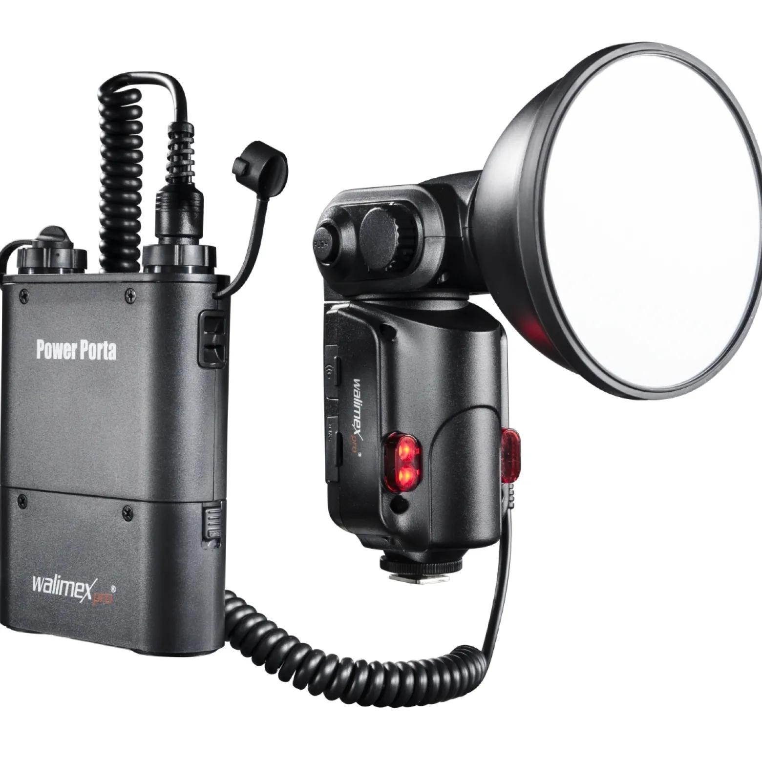 Walimex pro Blitzgerät Light Shooter 180 W - 200 x 90 x 70 mm / 0,05-2,6 s / 4 Modi / 5600 K - Studioblitz für Studio und on location Einsätze