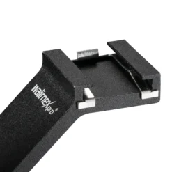 Walimex pro Blitzschiene V-Rail - 110 x 72 x 25 mm - mit 2 Anschlüssen - zum Anbringen von Zubehör, Blitzen, Mikros am Blitzschuh - Kamera Blitzschuhadapter schwarz