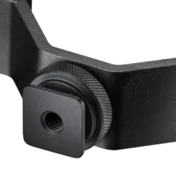 Walimex pro Blitzschiene V-Rail - 110 x 72 x 25 mm - mit 2 Anschlüssen - zum Anbringen von Zubehör, Blitzen, Mikros am Blitzschuh - Kamera Blitzschuhadapter schwarz