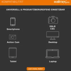 Walimex pro Boya M3 Ansteckmikrofon für USB C, leistungsstarkes Lavaliermikrofon 50 Hz-20 kHz, externes Mitkrofon mit USB-Adapterkabel, Lavalier-Mic für Video- und Audioanwendungen