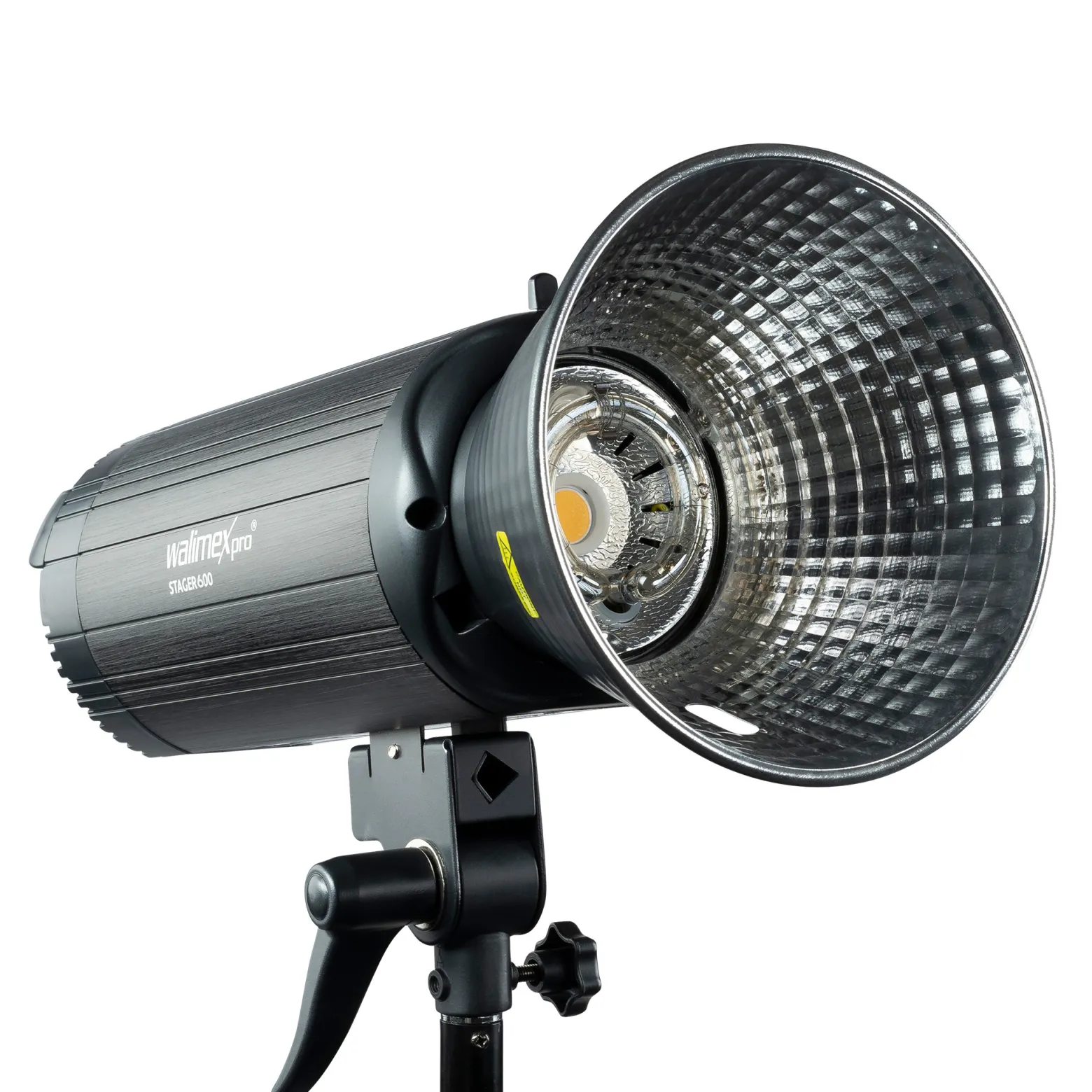 Walimex pro Campaigner 600 HS Studioblitz mit integriertem 2,4 GHz Empfänger, Blitzgerät 600 Ws mit Reflektor, Fotoblitz mit schneller Abbrennzeit, LED-Einstelllicht und Bedienpanel