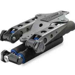 Walimex pro Cineast I Hand Schulter Videotripod für DSLRs - 300 x 160 x 160 mm - Ergonomisch, Anpassbar & Komfortabel - Stativ ideal für Filmaufnahmen - schwarz/blau