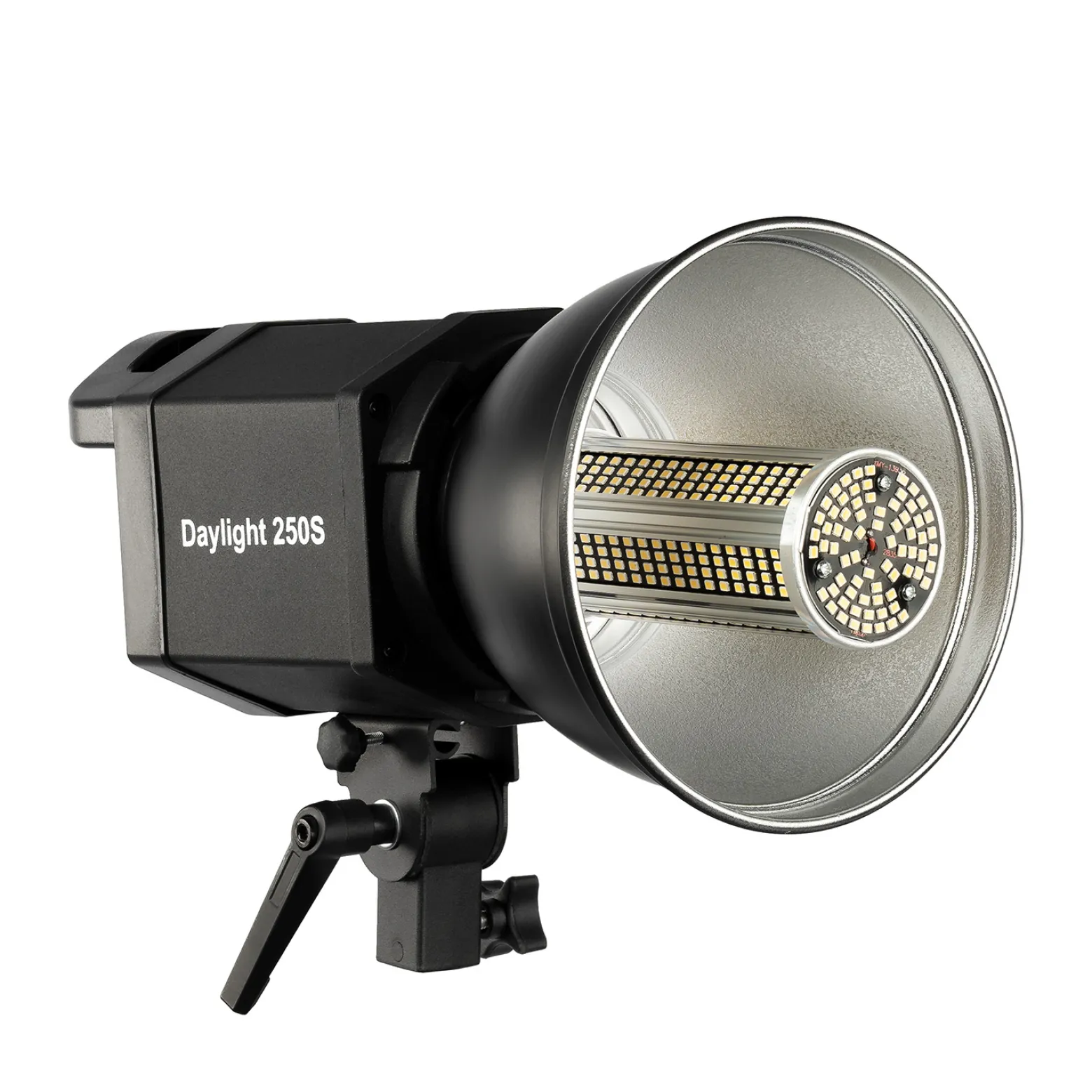 Walimex pro Daylight 250S Videoleuchte mit 35 W LED, Dauerlicht mit 5000 K Tageslicht, Studioleuchte mit Reflektor, Videolicht mit Bowens-Anschluss