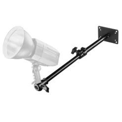Walimex pro Deckenstativ 34-54 cm, Lichtstativ mit doppelseitigem 5/8