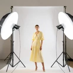 Walimex pro Diffusor für Parabol Reflexschirme Ø 129 cm – Lichtdiffusor für weiches, gleichmäßiges Licht in Fotostudio und Porträtfotografie