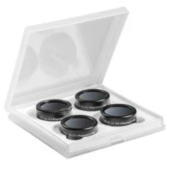 Walimex pro Drohnenfilter Set - mit CPL, ND 4, ND 8, ND 16, und Schutzhülle - für Drohnen Aufnahmen - kompatibel mit DJI Phantom 4 Pro - schwarz