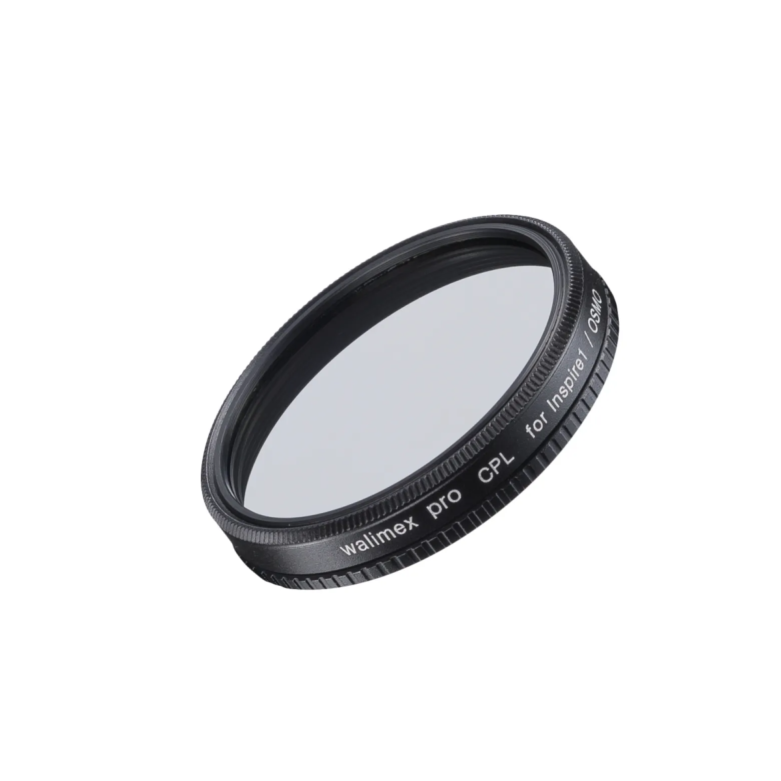Walimex pro Drohnenfilter Set - mit CPL, ND 4, ND 8, ND 16, und Schutzhülle - für Drohnen Aufnahmen - kompatibel mit DJI Inspire 1 (X3)/Osmo - schwarz