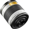 Walimex pro 500/6,3 DSLR Spiegel Objektiv kompatibel mit Nikon F, Kameraobjektiv mit 500 mm Brennweite, Spiegelobjektiv für Vollformat und APS-C Kamera, hochwertiges Kamera Equipment