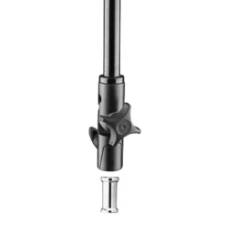 Walimex pro Dual Flash Bracket System mit Ausleger - mit 2x Blitzschuh, 2x Standaraufnahme für Lichtschirm, Feststellrad - Dualhalter Ausleger für Kamera Studio
