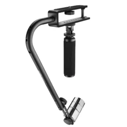 Walimex Pro Easy Balance Four Schwebestativ für leichte Kamera und Camcorder bis 1,35 kg mit drehbarem Handgriff für ruhige Videoaufnahmen