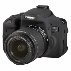Walimex pro easyCover für Canon 750D – angenehm griffige Silikon-Schutzhülle, Kamera-Abdeckung - passgenau, uneingeschränkte Bedienbarkeit