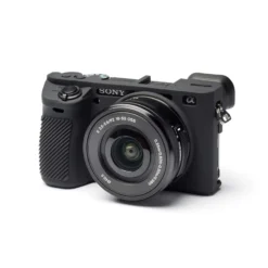 Walimex pro easyCover für Sony A6500 – angenehm griffige Silikon-Schutzhülle, Kamera-Abdeckung - passgenau, uneingeschränkte Bedienbarkeit