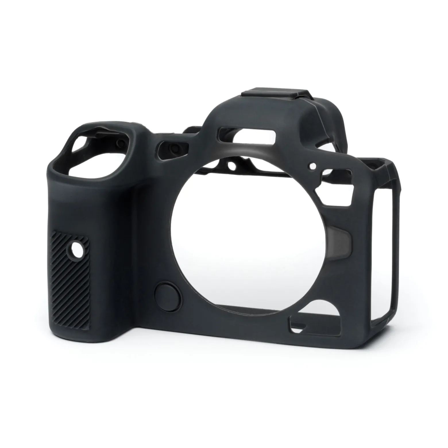 Walimex pro easyCover Kamera Schutzhülle kompatibel mit Canon EOS R5/R6, rutschsichere Silikonhülle, Kameraabdeckung für uneingeschränkte Bedienbarkeit