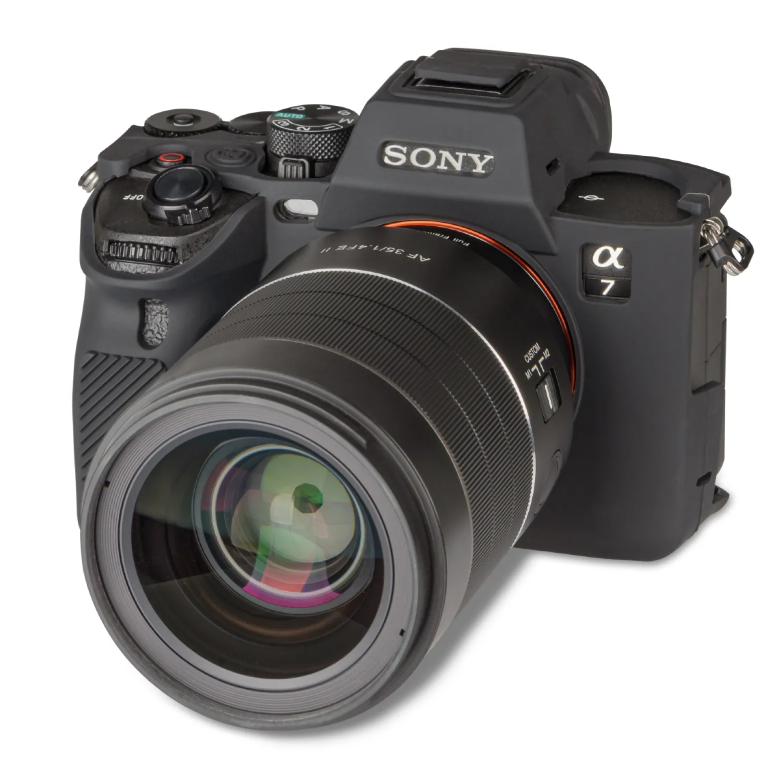 Walimex pro easyCover Kamera Schutzhülle kompatibel mit Sony A7 IV, rutschsichere Silikonhülle, Kameraabdeckung für uneingeschränkte Bedienbarkeit