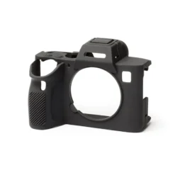 Walimex pro easyCover Kamera Schutzhülle kompatibel mit Sony A9 II / A7R IV, rutschsichere Silikonhülle, Kameraabdeckung für uneingeschränkte Bedienbarkeit