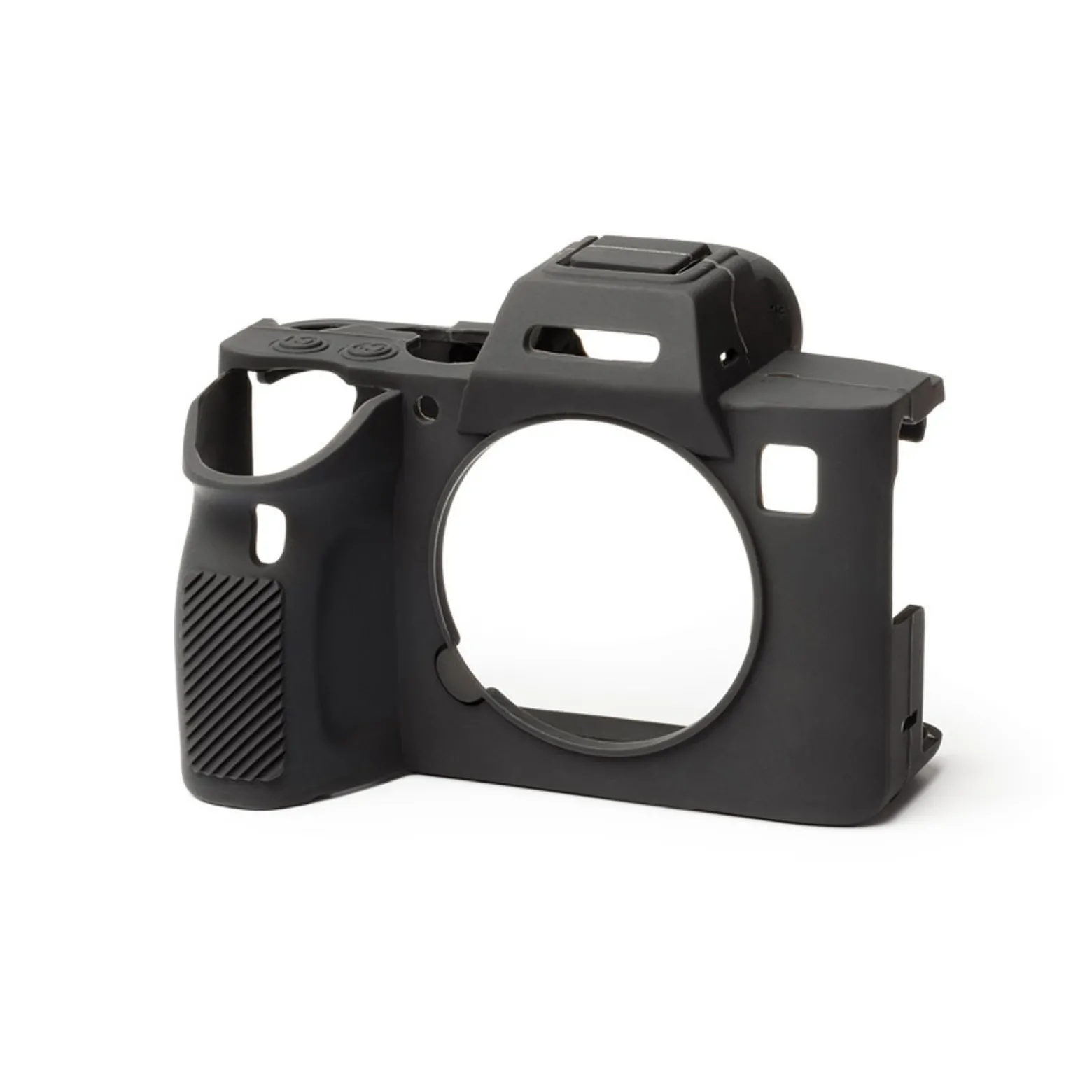 Walimex pro easyCover Kamera Schutzhülle kompatibel mit Sony A9 II / A7R IV, rutschsichere Silikonhülle, Kameraabdeckung für uneingeschränkte Bedienbarkeit