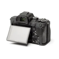 Walimex pro easyCover Kamera Schutzhülle kompatibel mit Sony A9 II / A7R IV, rutschsichere Silikonhülle, Kameraabdeckung für uneingeschränkte Bedienbarkeit