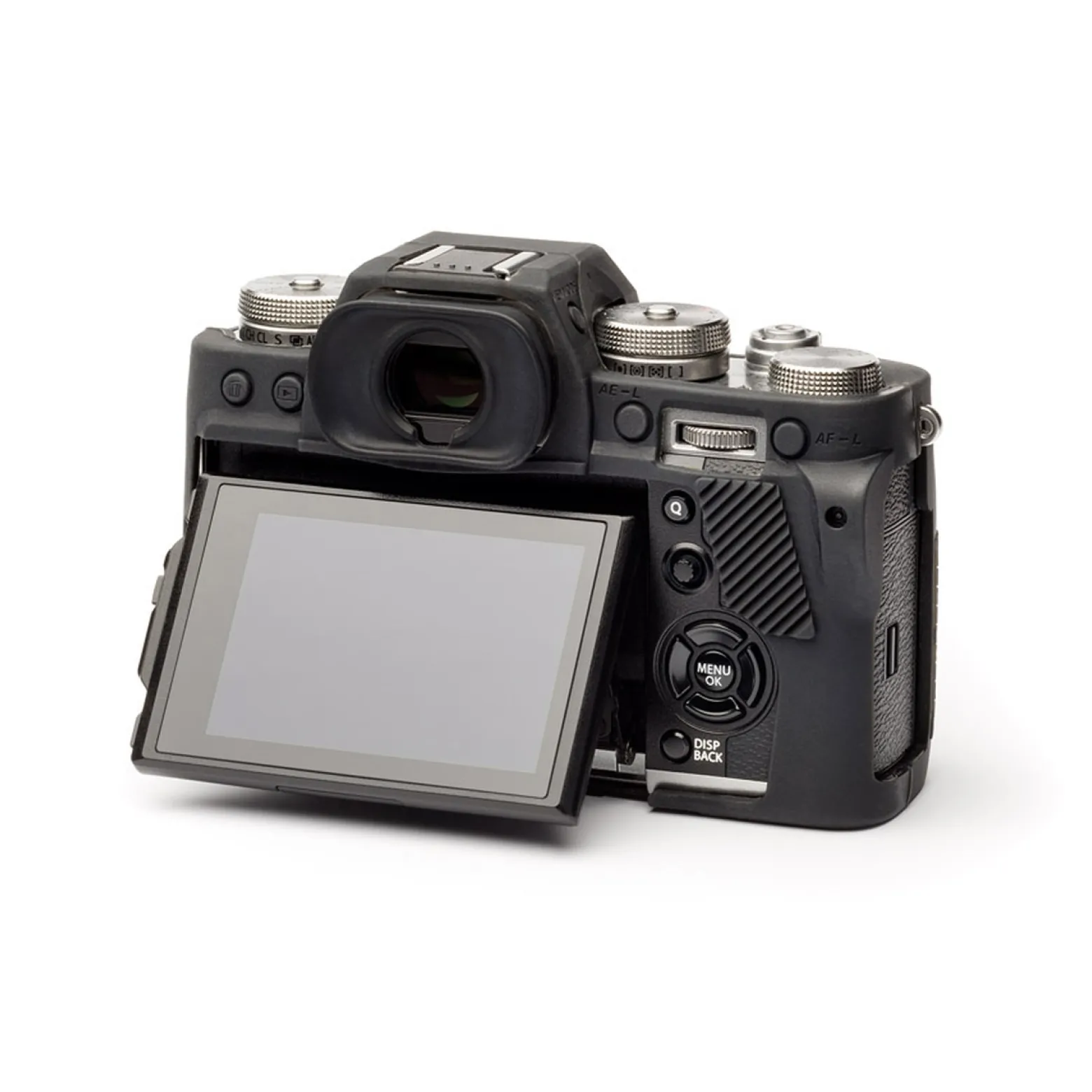 Walimex pro easyCover Kamera Schutzhülle kompatibel mit Fujifilm X-T3, rutschsichere Silikonhülle, Kameraabdeckung für uneingeschränkte Bedienbarkeit