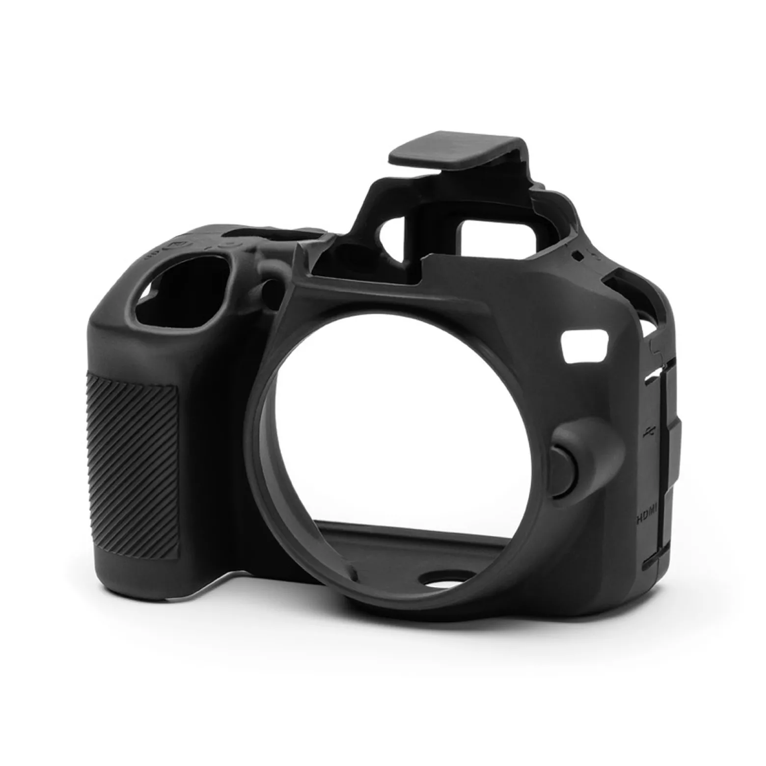 Walimex pro easyCover kompatibel mit Nikon D3500 Kamera – angenehm griffige Silikon-Schutzhülle, Kamera-Abdeckung - passgenau, uneingeschränkte Bedienbarkeit