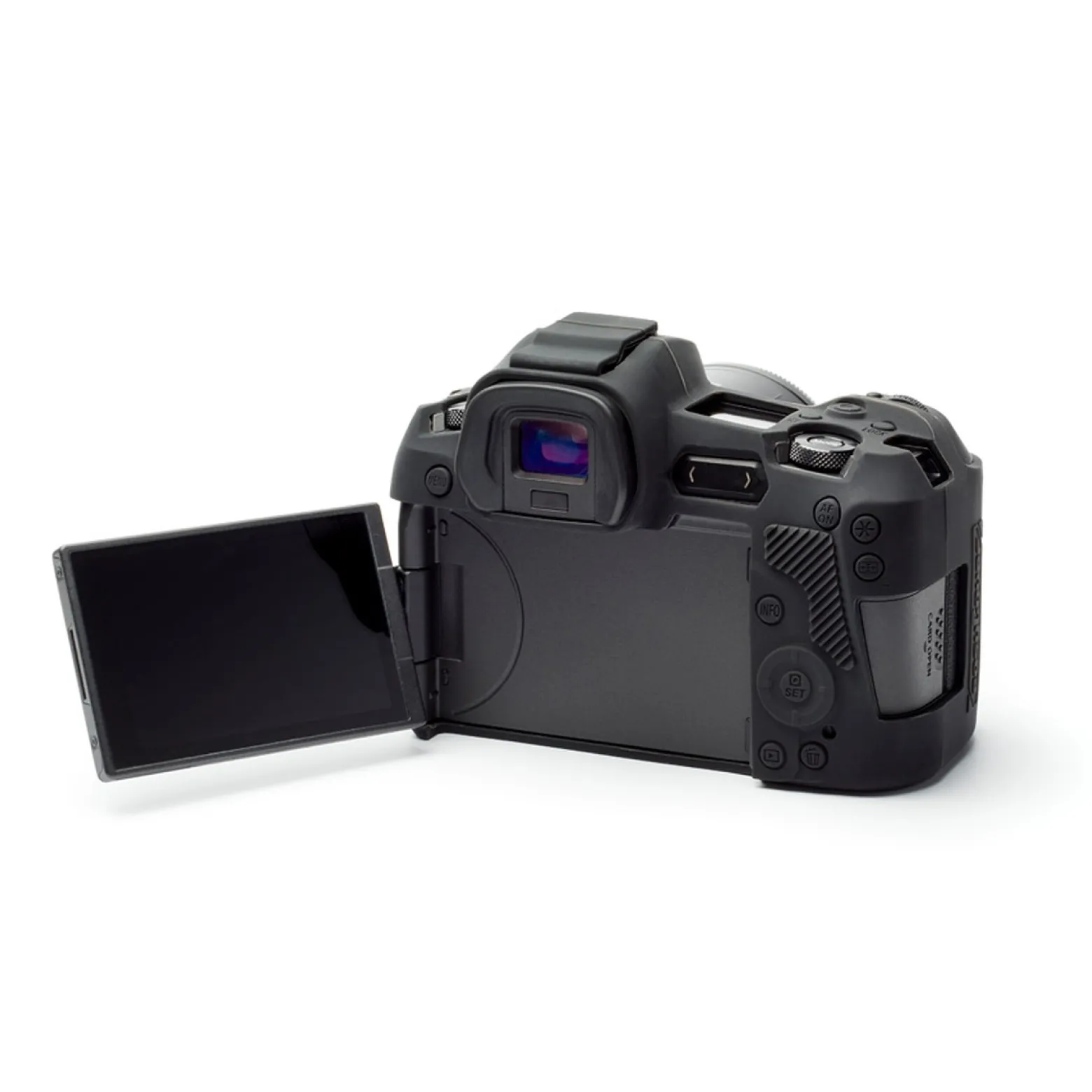 Walimex pro easyCover kompatibel mit Nikon D3500 Kamera – angenehm griffige Silikon-Schutzhülle, Kamera-Abdeckung - passgenau, uneingeschränkte Bedienbarkeit