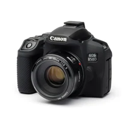 Walimex pro easyCover kompatibel mit Canon EOS 850D – angenehm griffige Silikon-Schutzhülle, Kamera-Abdeckung - passgenau, uneingeschränkte Bedienbarkeit