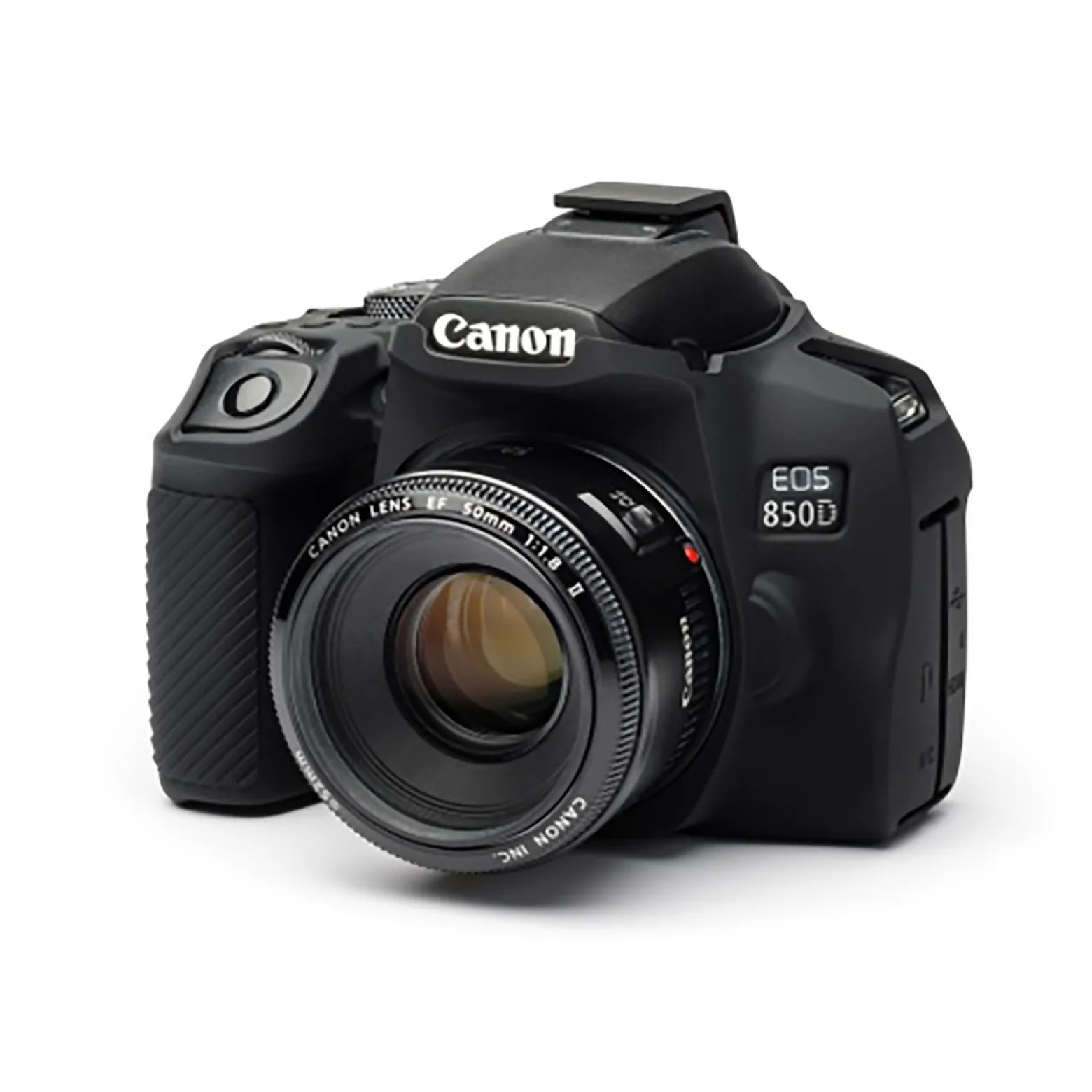 Walimex pro easyCover kompatibel mit Canon EOS 850D – angenehm griffige Silikon-Schutzhülle, Kamera-Abdeckung - passgenau, uneingeschränkte Bedienbarkeit