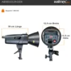 Walimex pro Emerger 200 Set Double 2 Studioblitze mit 200 Ws Blitzleistung, Blitzgerät mit 2,4 GHz Funk, mit Softboxen 60 x 90 cm und Lampenstative inkl. Transporttasche