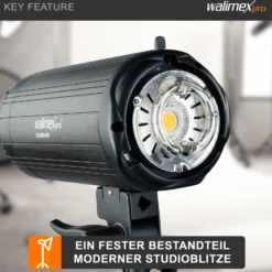 Walimex pro Ersatzblitzröhre für den Studioblitz Campaigner 600 & Stager 600, Leistungsaufnahme 600W, Farbtemperatur 5400-5800 K, Ersatz Blitz leicht zu wechseln
