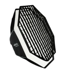 Walimex pro Essential Softbox Octagon 120cm, um 360° drehbar, einfacher Aufbau, inkl. Grid, Bowens Adapter und Transporttasche, ideal für Porträts und Beauty-Aufnahmen