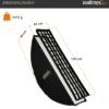 Walimex pro Essential Striplight Softbox 30x120cm + Softboxadapter für Elinchrom (Außendurchmesser: 15,2 cm), um 360° drehbar, einfacher Aufbau, inkl. Grid, Bowens Adapter und Transporttasche