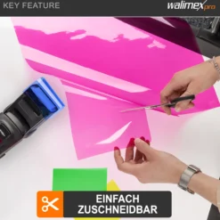 Walimex pro Farbfilterset 12tlg. 40 x 50 cm für Studio und Bühne, Farbfolien für Scheinwerfer, Blitz und LED-Dauerlicht, zuschneidbar, große Farbauswahl
