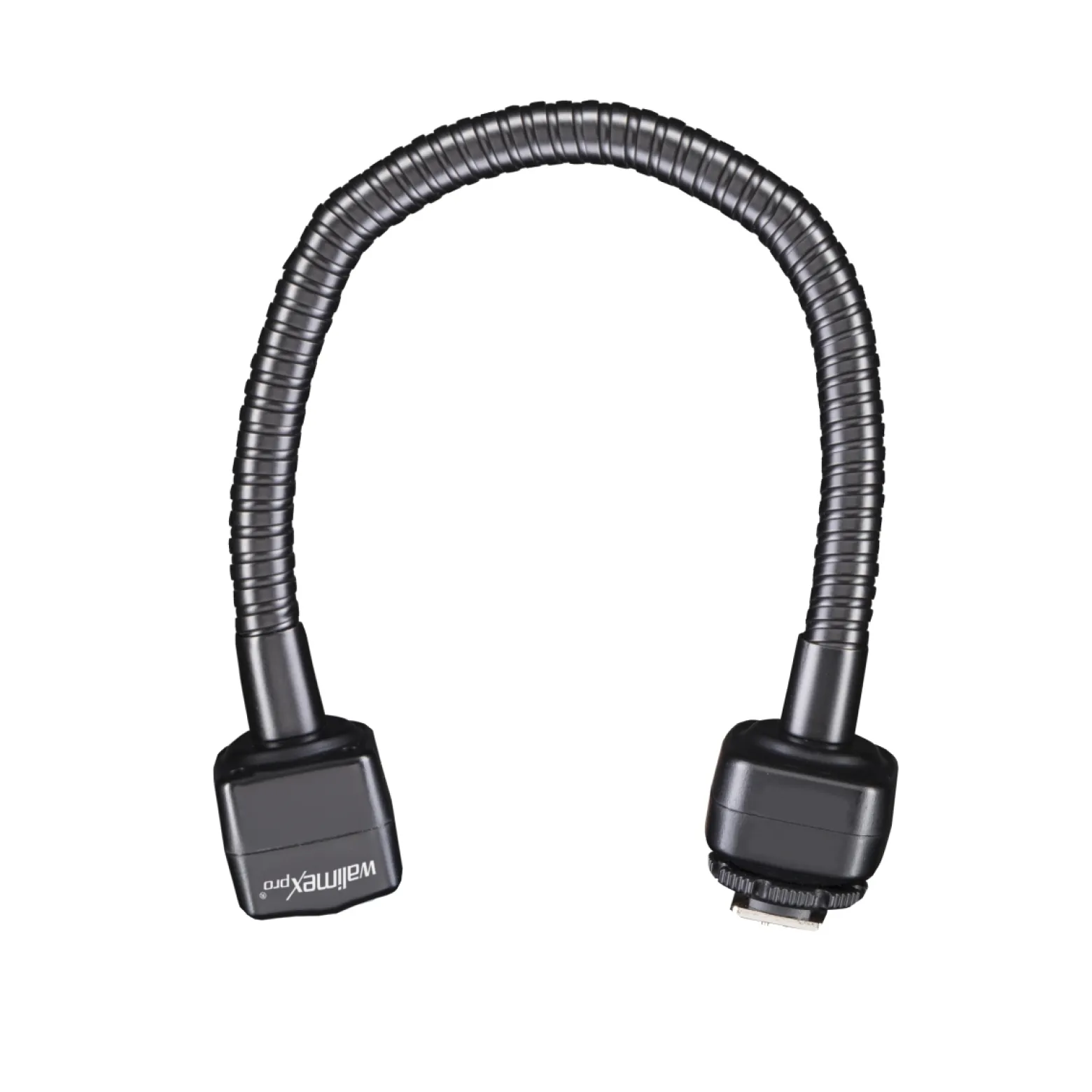 Walimex pro flexibler TTL Schwanenhals - 340 x 40 x 40 mm - aus Metall - Blitzhalterung für Blitzschuh TTL-fähiger Kameras/Blitze - kompatibel mit Canon