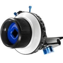 Walimex pro Follow Focus Twin-Stop Schärfezieheinrichtung für DSLR und Systemkameras präzises Scharfstellen für Video Rigs 15 mm Rundstäbe für Objektive 52–86 mm