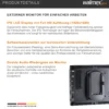 Walimex pro Full HD Monitor Director III, 7 Zoll / 17 x 176 x 130 mm mit HDMI und AV Eingang, IPS-Panel, Peaking Zebra Histogramm