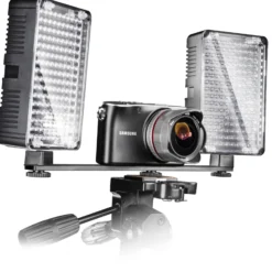 Walimex pro Hilfsschiene gerade für 2 LED Leuchten