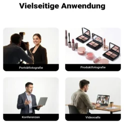 Walimex pro Hintergrundkarton 1,35 x 10 m weiß, robuster Fotohintergrund aus Karton, Fotoleinwand als Backdrop für Fotostudio, reflexfrei, strapazierfähig, ideal für Produktfotografie
