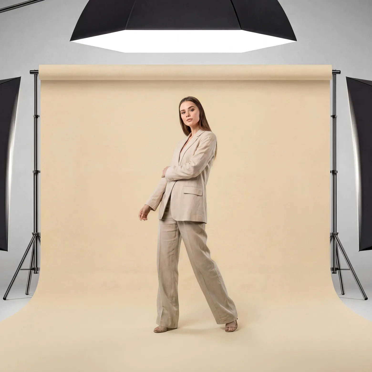 Walimex pro Hintergrundkarton 2,60x10m,light beige