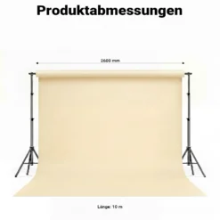Walimex pro Hintergrundkarton 2,60x10m,light beige