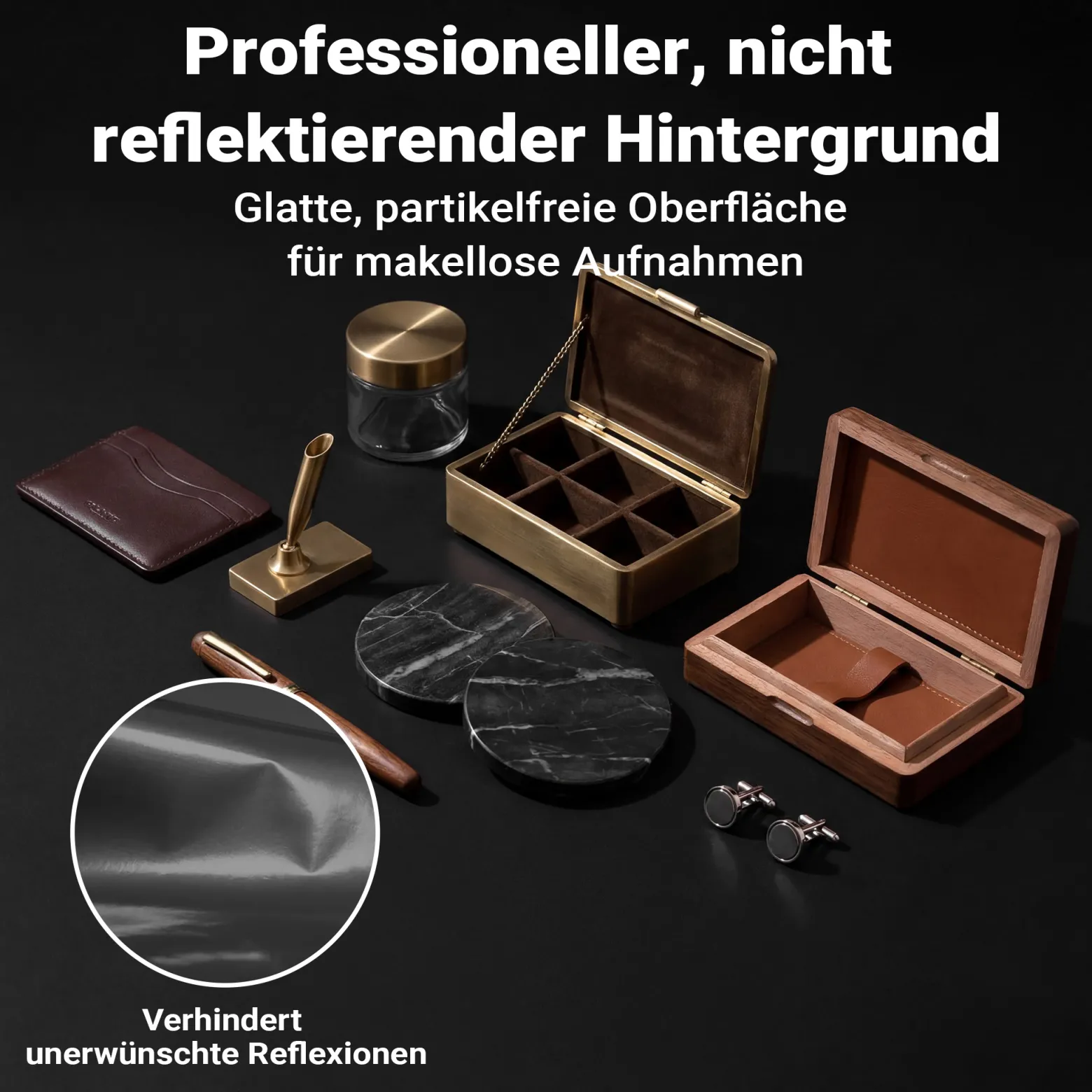Walimex pro Hintergrundkarton 2,60x10m, schwarz