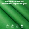 Walimex pro Hintergrundkarton 1,35 x 10 m grün chroma, robuster Fotohintergrund aus Karton, Fotoleinwand als Backdrop für Fotostudio, reflexfrei, strapazierfähig, ideal für Produktfotografie