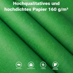 Walimex pro Hintergrundkarton 1,35 x 10 m grün chroma, robuster Fotohintergrund aus Karton, Fotoleinwand als Backdrop für Fotostudio, reflexfrei, strapazierfähig, ideal für Produktfotografie