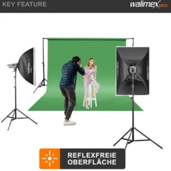Walimex pro Hintergrundkarton 2,60x10m grün chroma