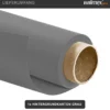 Walimex pro Hintergrundkarton 2,60 x 10 m grau, robuster Fotohintergrund aus Karton, Fotoleinwand als Backdrop für Fotostudio, reflexfrei, strapazierfähig, ideal für Produktfotografie