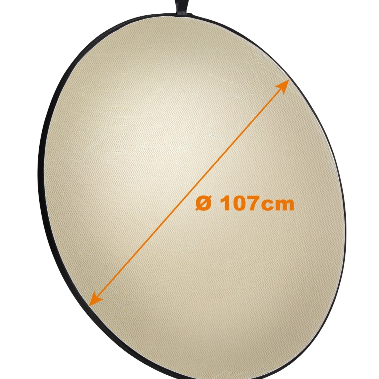 Walimex pro 5-in-1 Faltreflektor Set Ø 107 cm Wavy-Goldfarben Silberfarben Weiß Schwarz Transparent inkl. Transporttasche faltbarer Fotoreflektor