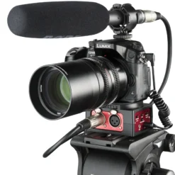 Walimex pro 2 Kanal XLR Audioadapter 101 - 87 x 80 x 52 mm - mit 2 Audio Eingängen, Kopfhörerbuchse, Mono/Stereo Modus, Ground und LINE/MIC - für optimale Tonkontrolle - Camcorder DSLR