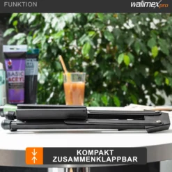 Walimex pro klappbare Tischstaffelei, stabile Staffelei aus Aluminium, Malerstaffelei für Leinwände bis 40 x 60 cm, Leinwandständer mit praktischer Tragetasche