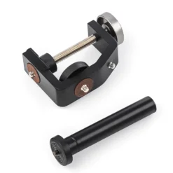 Walimex pro KX-20 Stativklemme mit Mittelsäule, Universal Schraubklemme bis 6 cm, 4x 1/4 Zoll Gewinde, Traglast 6 kg, für Kamera, Fotoblitz und Zubehör