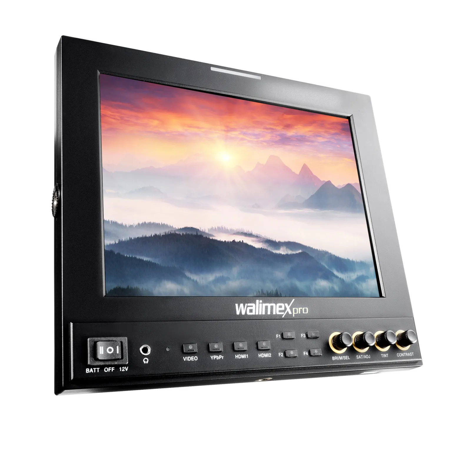 Walimex pro LCD Monitor Director II 9,7' Professioneller Video Screen 24,6 cm mit 1920 x 1080 Pixel, Full HD, 8-fach Zoom, HDMI Out - für Video DSLR Kamera