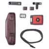 Walimex Pro Leder Handschlaufe Arca Swiss kompatibel für DSLR und Systemkamera mit Basisplatte aus Metall gepolstert